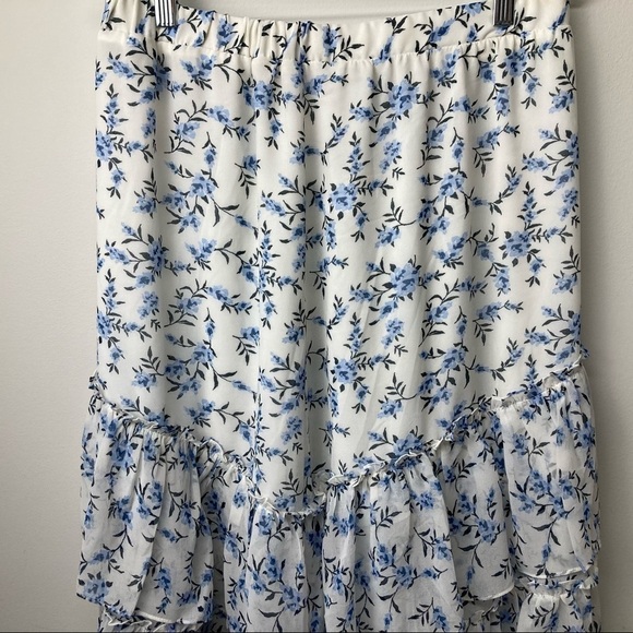 NEW 1.STATE Tiered Asymmetrical Skirt - Picture 6 of 13